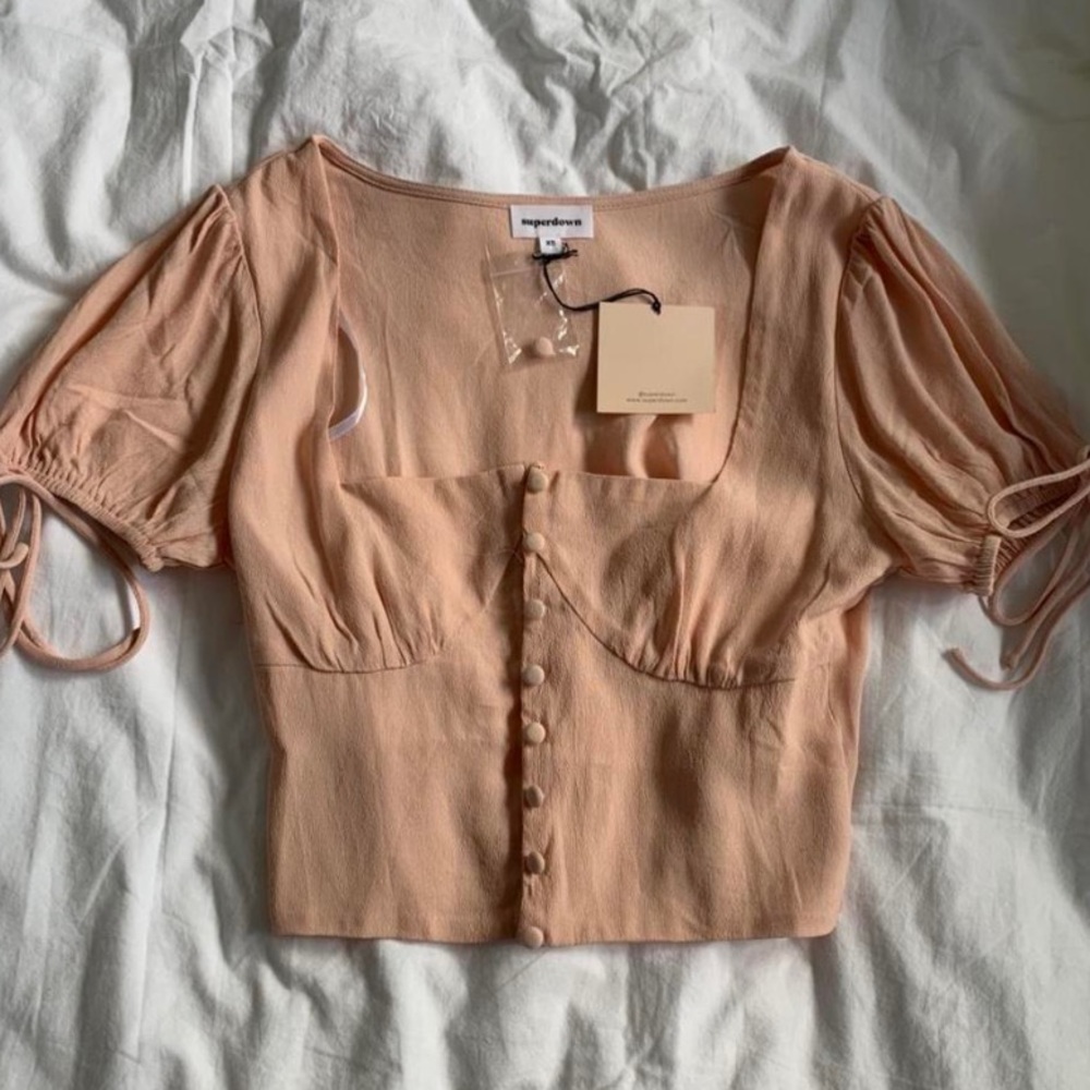Superdown Rosa Button Up top - Picture 4 of 6